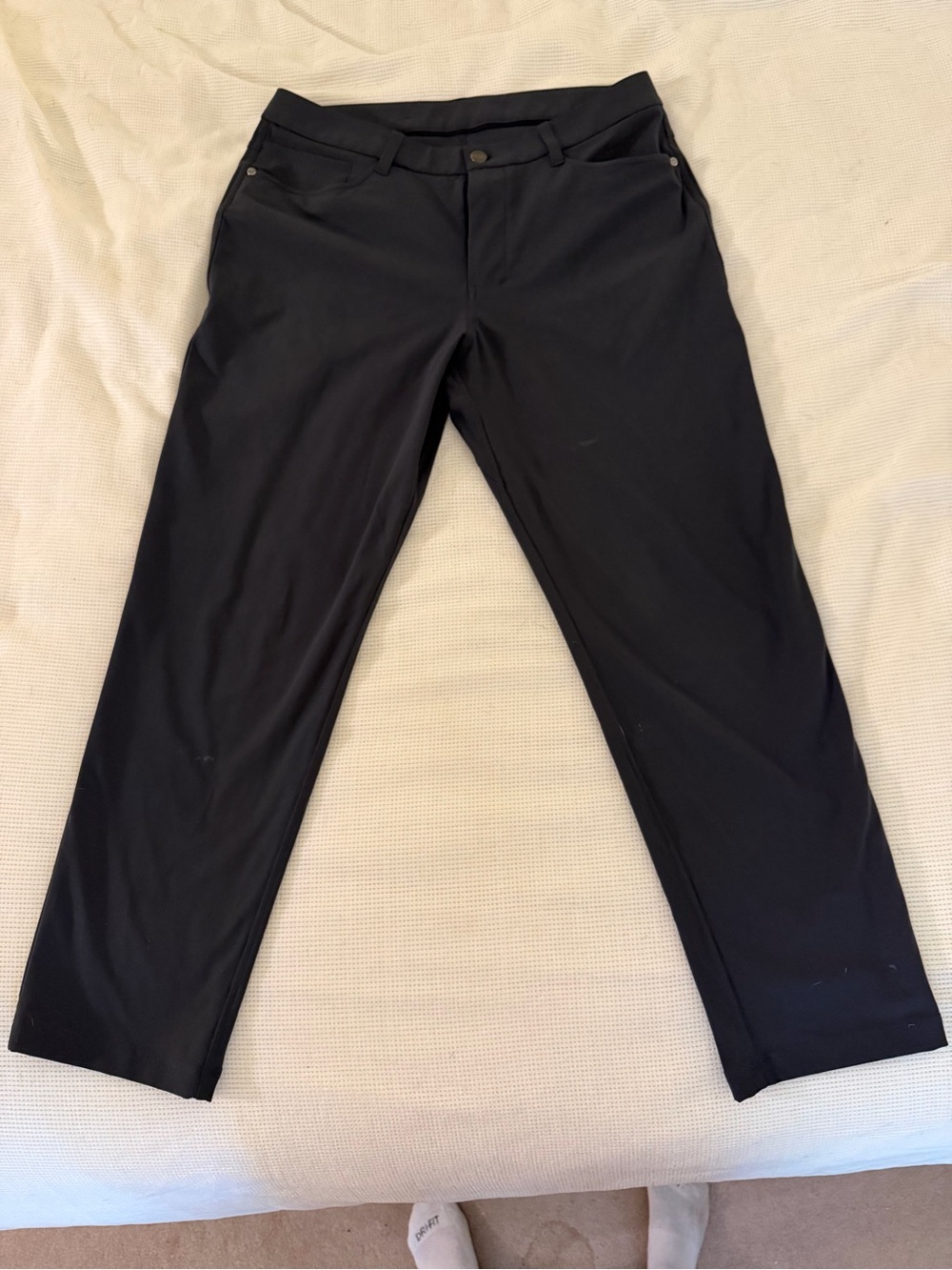 Lululemon Men’s Pants Size 32 Charcoal Grey & Khaki Tan 2-Pair Bundle